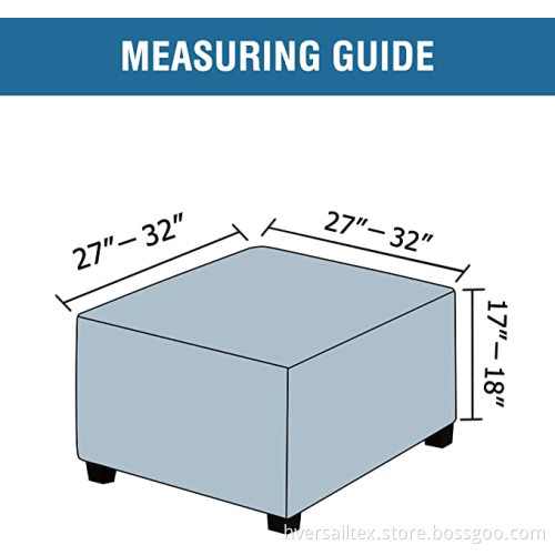 Square Ottoman Protector Covers